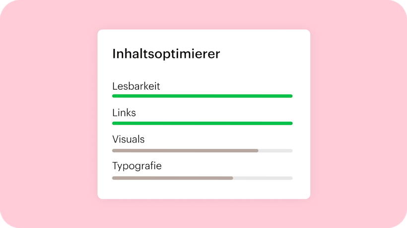 Bild einer abstrakten Darstellung des Content-Optimierers. Die Darstellung zeigt, wie Benutzer erfahren können, wie ihre digitalen Marketingstrategien von maschinellem Lernen und KI profitieren können.